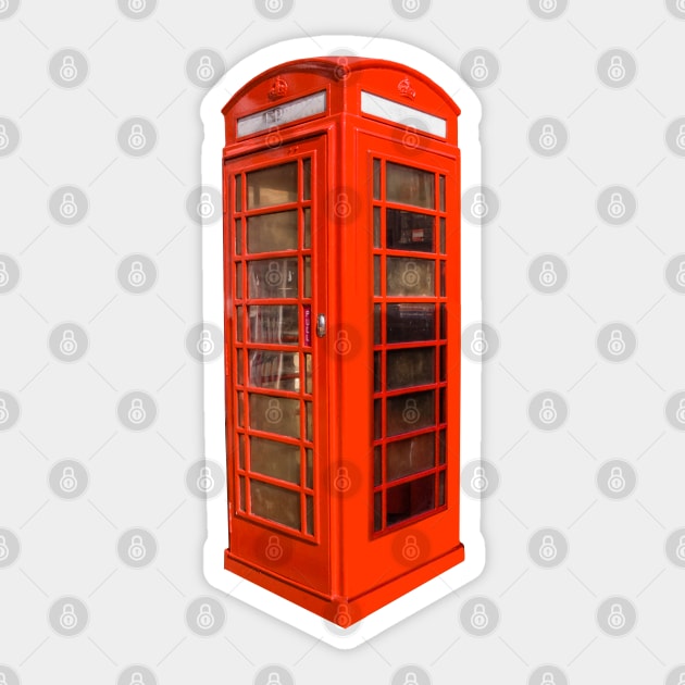 English Red Phonebox Sticker by dalyndigaital2@gmail.com